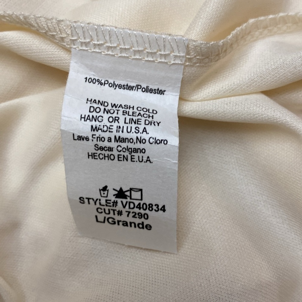 Vanilla Bay Cream Dream Solid Maxi Large NWT - Picture 13 of 13